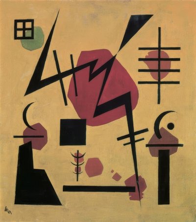 Winkelig von Wassily Kandinsky